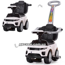 Детская каталка-толокар HZ614 W-1 Land Rover, с родительской ручкой